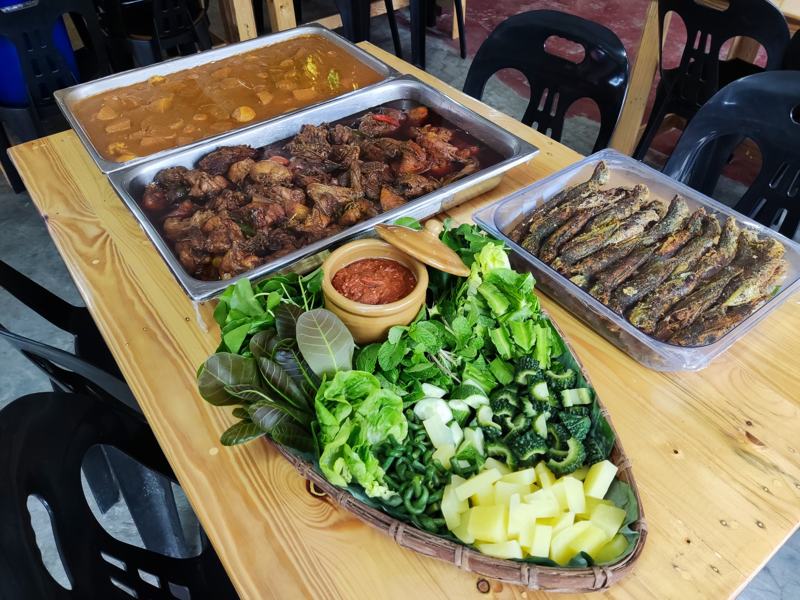 Contoh hidangan masakan kampung untuk kumpulan